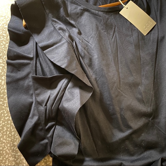 NWT COS Unique sleeveless top Dark Navy EUR L - Picture 7 of 9